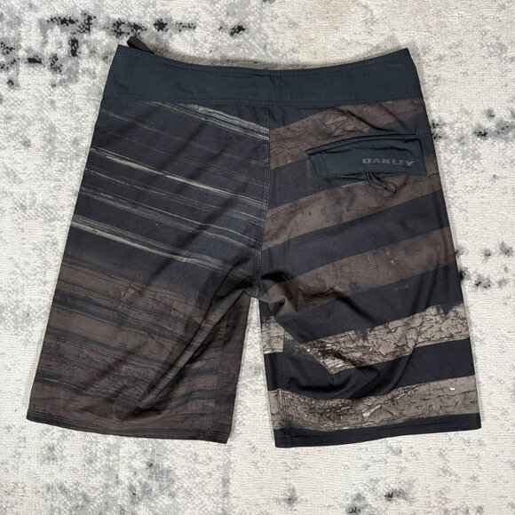 Y2K Oakley Forest Wood Board Shorts - Picture 2 of 7